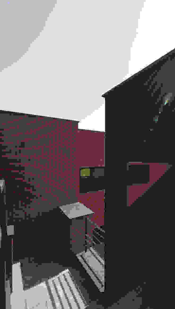 인문학적인집짓기 Casas modernas Tijolo