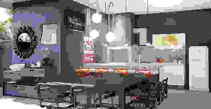 Cozinhas ecléticas por homify Eclético