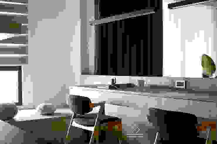 極簡室內設計 Simple Design Studio Minimalistische Arbeitszimmer