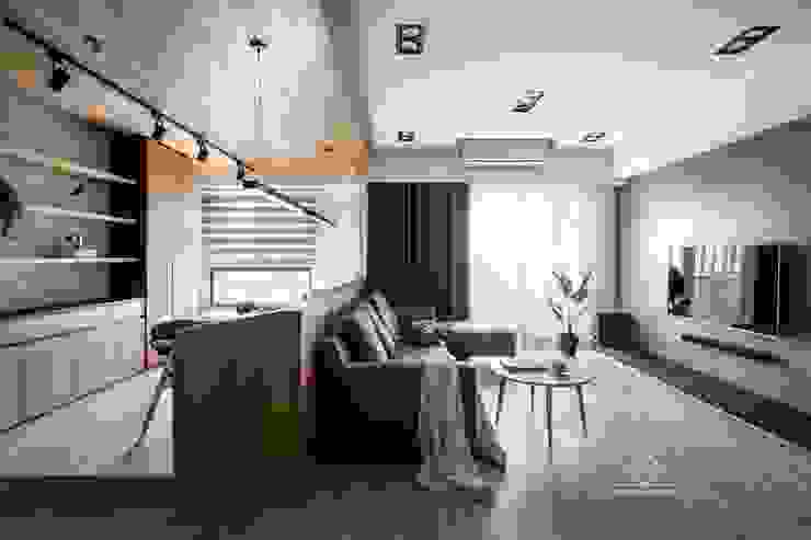 極簡室內設計 Simple Design Studio Minimalistische Wohnzimmer
