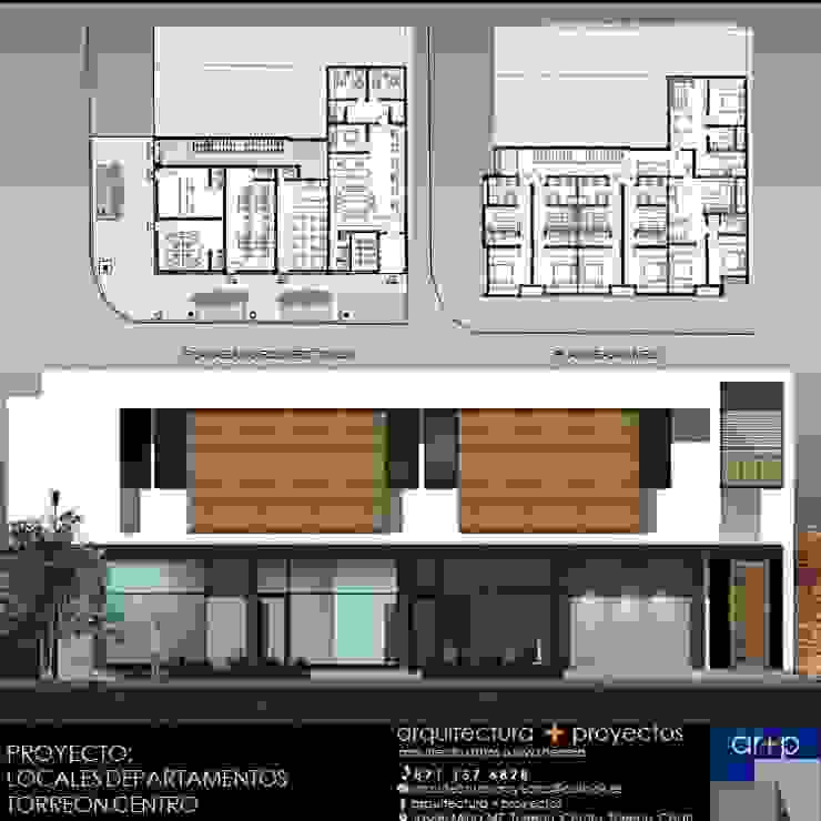 arquitectura+proyectos Powierzchnie handlowe Beton Biały