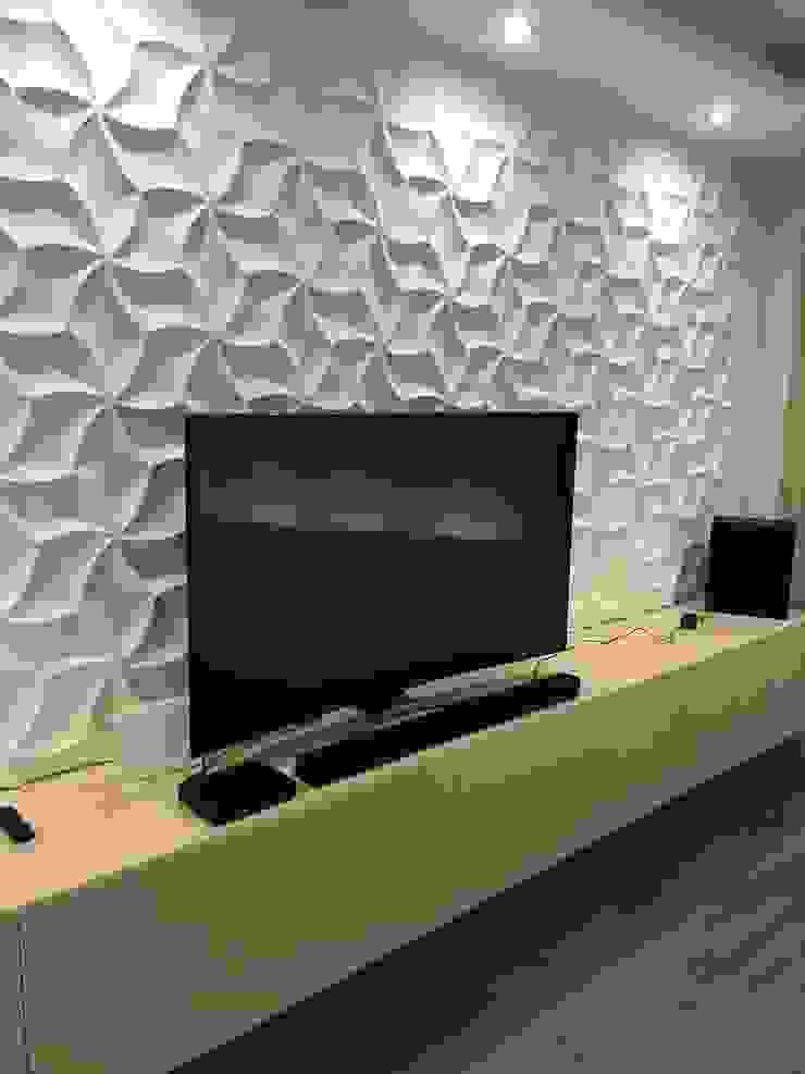 Moderne Tv Und Kamin Wandverkleidungen In 3d Und Betonoptik By Loft Design System Deutschland Wandpaneele Aus Bayern Homify