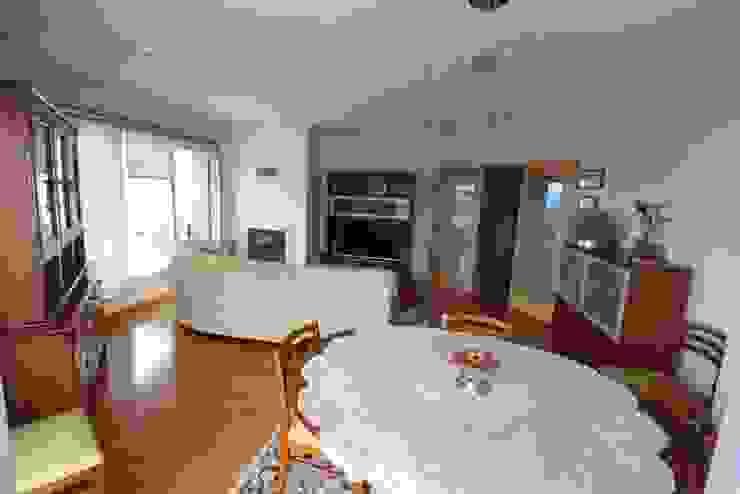 Sala (3) Salas de jantar rústicas por Clix Mais Rústico