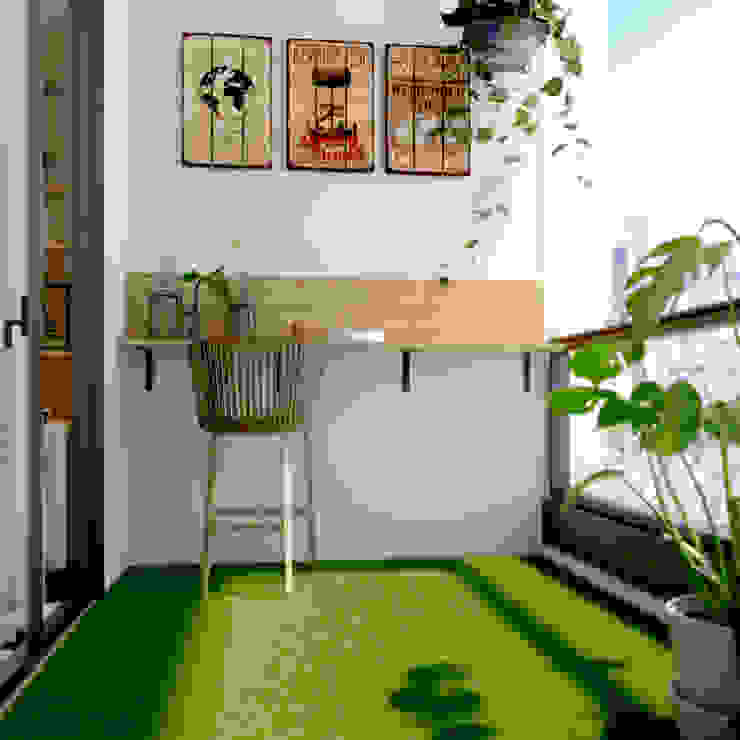 Balcony Norm designhaus Scandinavian style gardens balcony