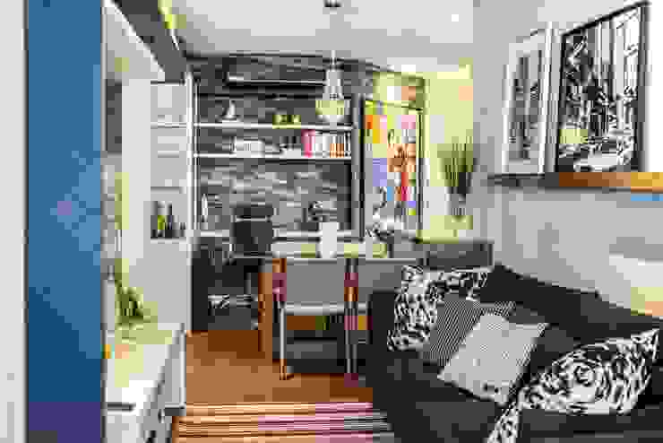 Sala de estar integrada, Revisite Revisite Modern Study Room and Home Office