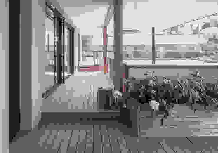 Objekt 268 / meier architekten meier architekten zürich Moderner Flur, Diele & Treppenhaus