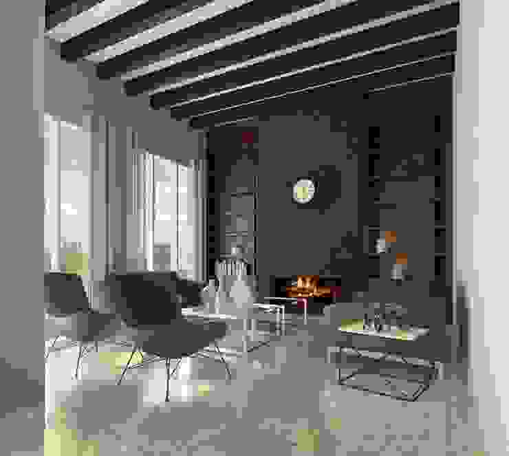 Tierra Fría غرفة المعيشة Wood effect