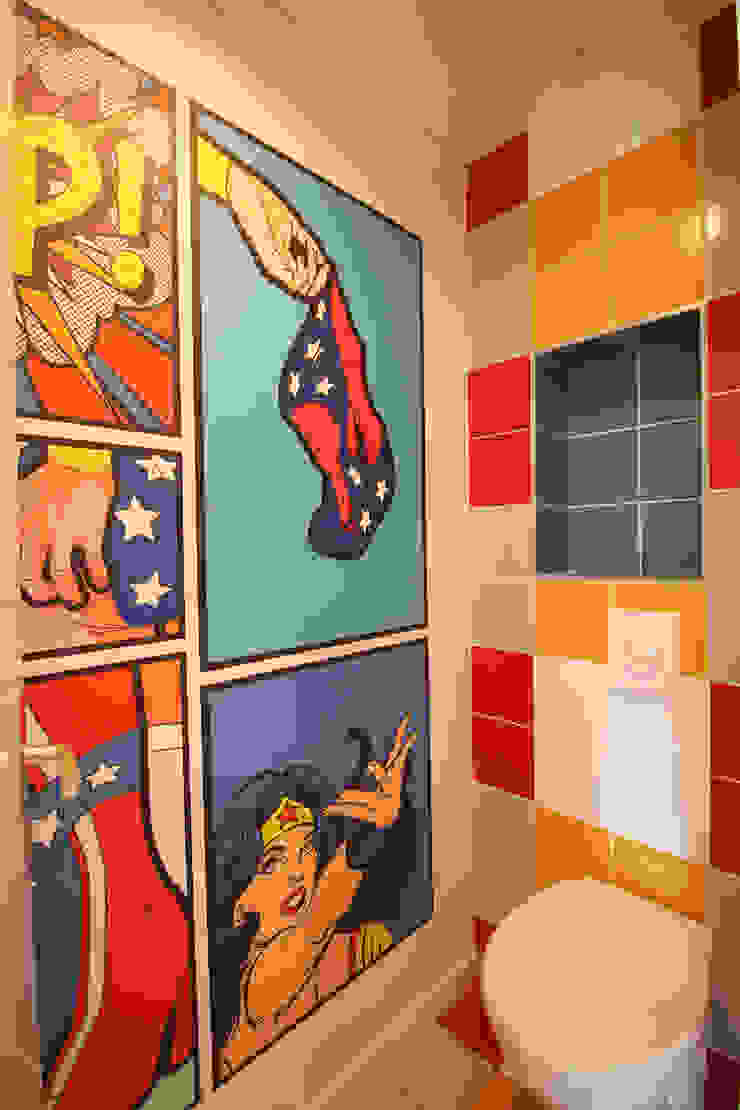 Agence ADI-HOME Paredes e pisos modernos Cerâmica Multi colorido
