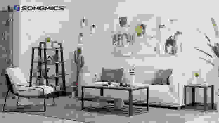 Wohnzimmer In Kobination Von Industrie Und Vintage Wohnstil Von