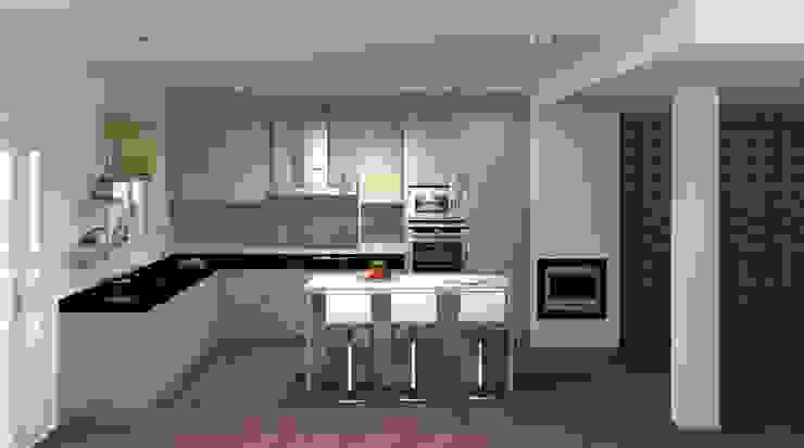 COZINHAS por Maria José Faria Interiores Ldª Moderno