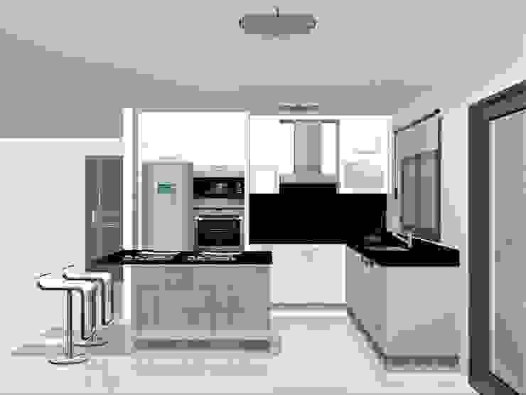 COZINHAS por Maria José Faria Interiores Ldª Moderno