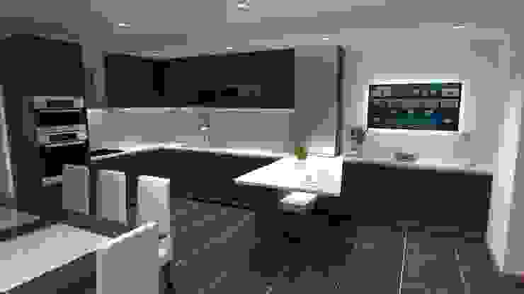 COZINHAS por Maria José Faria Interiores Ldª Moderno