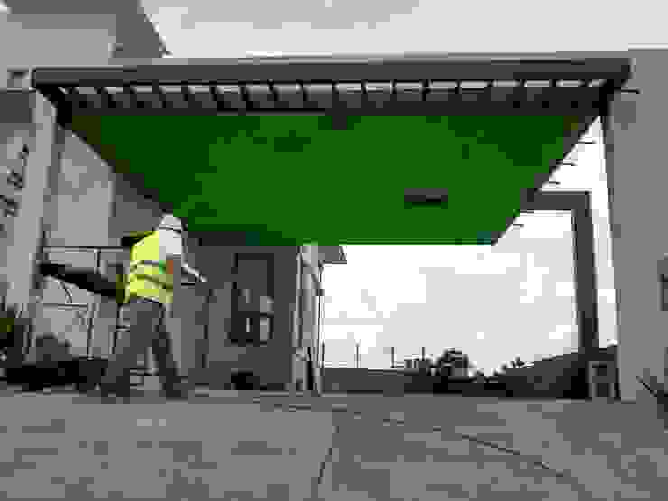 Constru - Acción برجولا للسيارة الحديد / الصلب