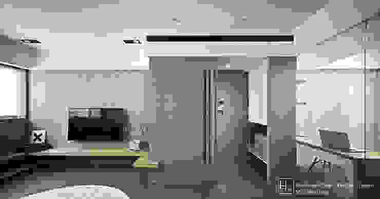 入口玄關 / Entrance SECONDstudio Living room Concrete Grey