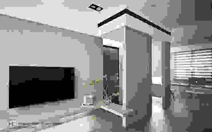 入口玄關 / Entrance SECONDstudio Living room Concrete Grey