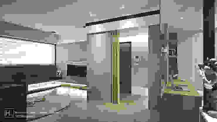 入口玄關 / Entrance SECONDstudio Living room Concrete Grey