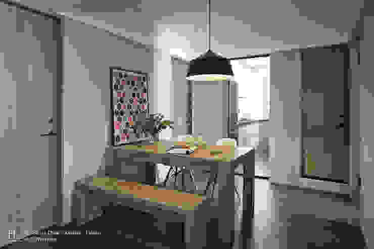 餐 廳 / Dining SECONDstudio Minimalist dining room Concrete Grey
