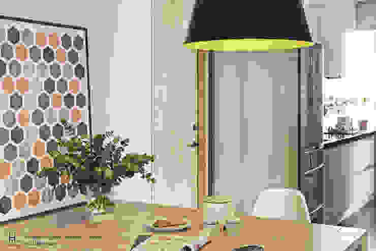 餐 廳 / Dining SECONDstudio Minimalist dining room Concrete Grey