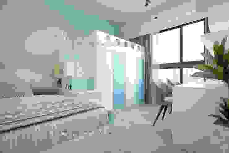桃園黃宅 鼎士達室內裝修企劃 Teen bedroom Blue