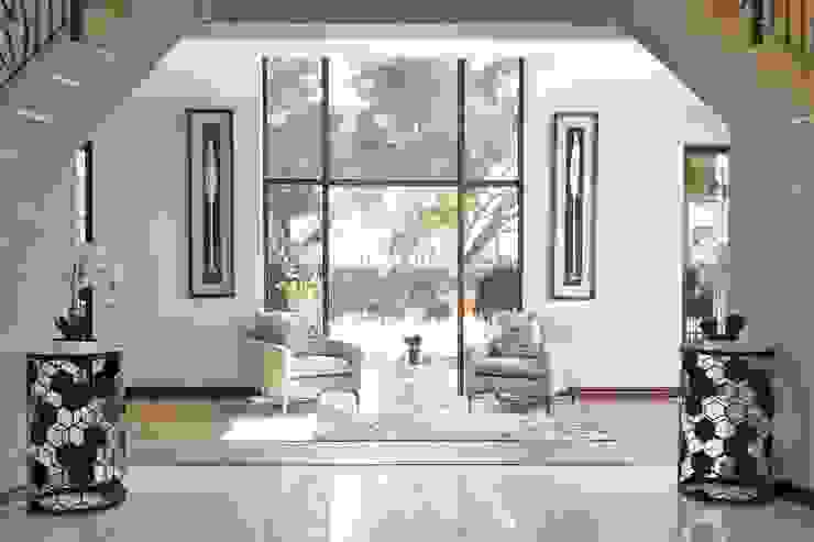 Main Entrance Modern Corridor, Hallway and Staircase by Motama Interiors and Exteriors Modern