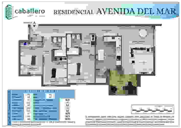 Plano vivienda tipo A A3D INFOGRAFIA 3D,renderings,render,infografías,planos 3D,colores planos
