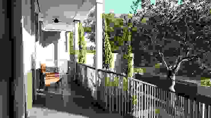 House Study 03, alexander and philips alexander and philips Балкон и терраса в классическом стиле Дерево Белый