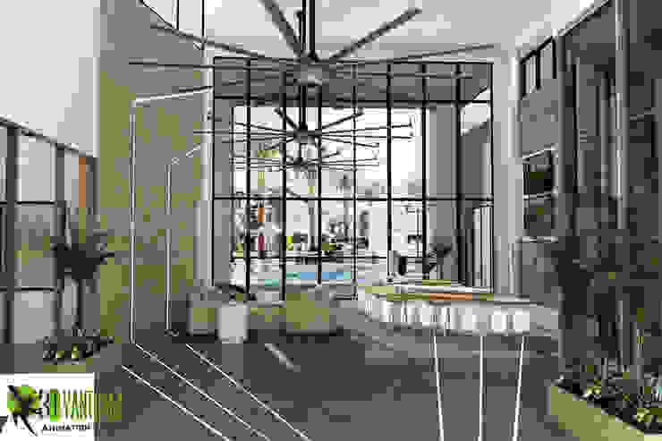 Interior Rendering Of Club House Lobby View Design Ideas By