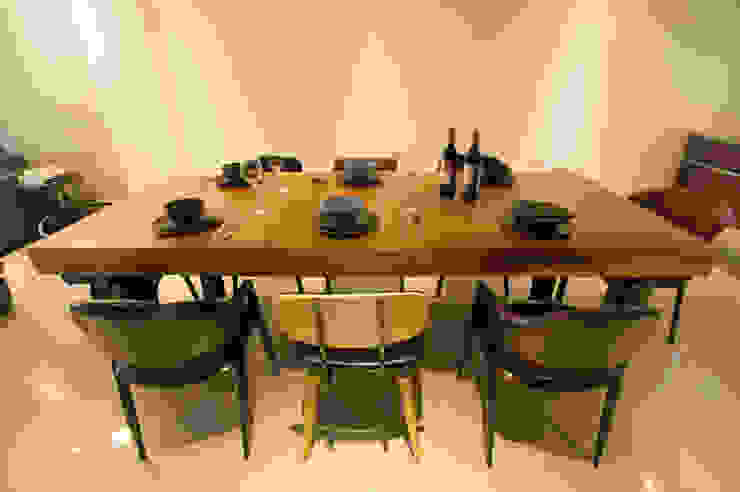 鈊楹室內裝修設計股份有限公司 Ruang Makan Gaya Industrial