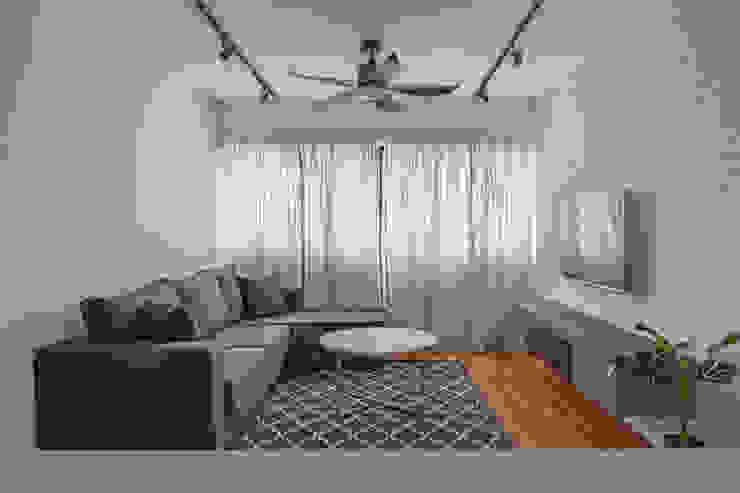 homify Salas de estar escandinavas