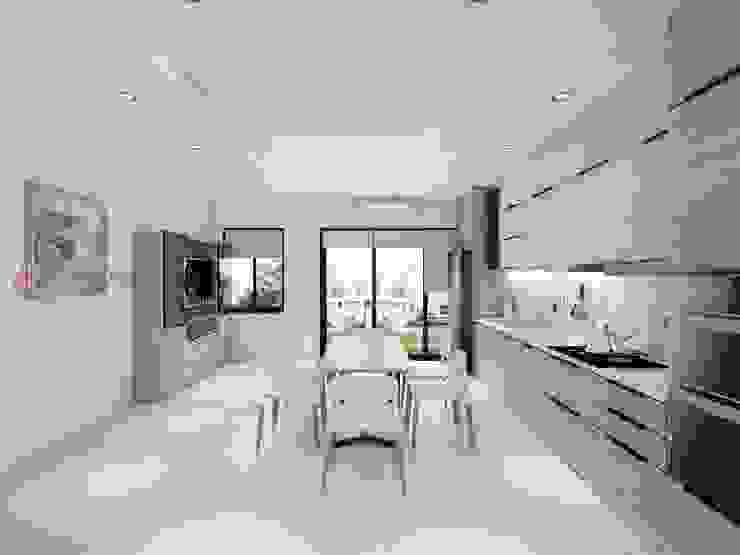 D6 Five Start Mỹ Đình Nội thất Tam Hòa Office spaces & stores Đồng / Đồng / Đồng thau White