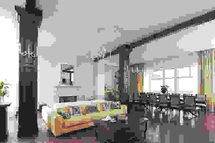 Диванная группа в гостиной Андреевы.РФ диван,диваны,гостиная,камин,классика,столовая,зеркало,дизайн,дизайнеры,дизайн-проект,проект,фото