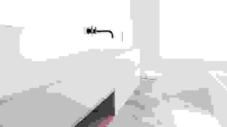 PROJECT ED, ZWOLLE, Studio Doccia Studio Doccia Minimalistische Badezimmer Fliesen Grau