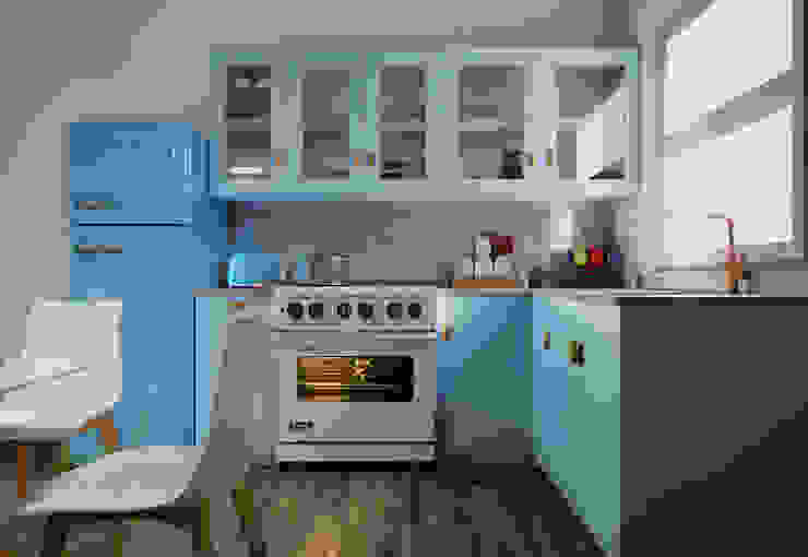 Mid Century Modern Kitchen, Zero Point Visuals Zero Point Visuals Klassische Küchen
