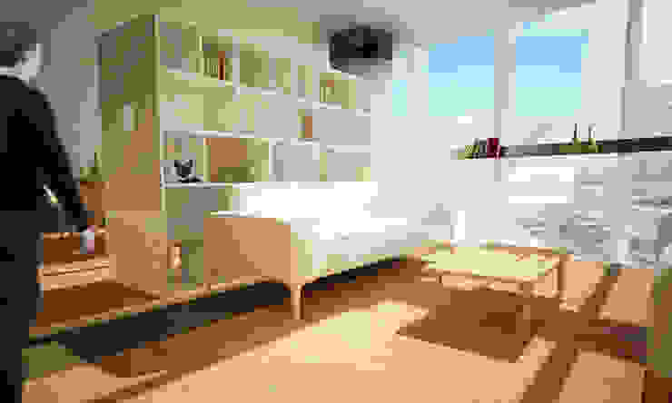 Estudio Raya Salones de estilo moderno