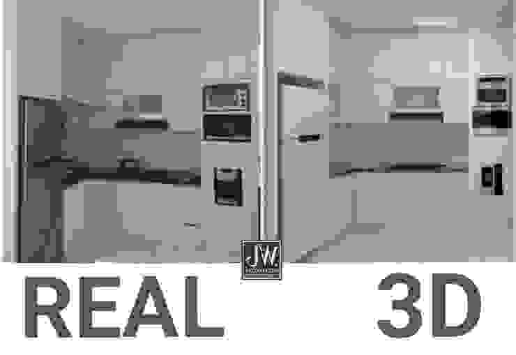 Pak Irwan, Serpong Paradise JW Decoration KitchenCabinets & shelves Kayu Lapis White