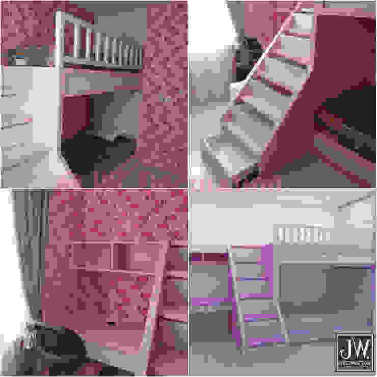 Pak Irwan, Serpong Paradise JW Decoration BedroomBeds & headboards Kayu Lapis Pink