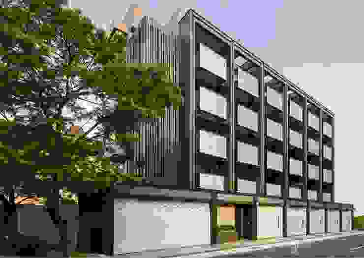 竹村空間 Zhucun Design Negozi & Locali commerciali in stile minimalista Granito Nero