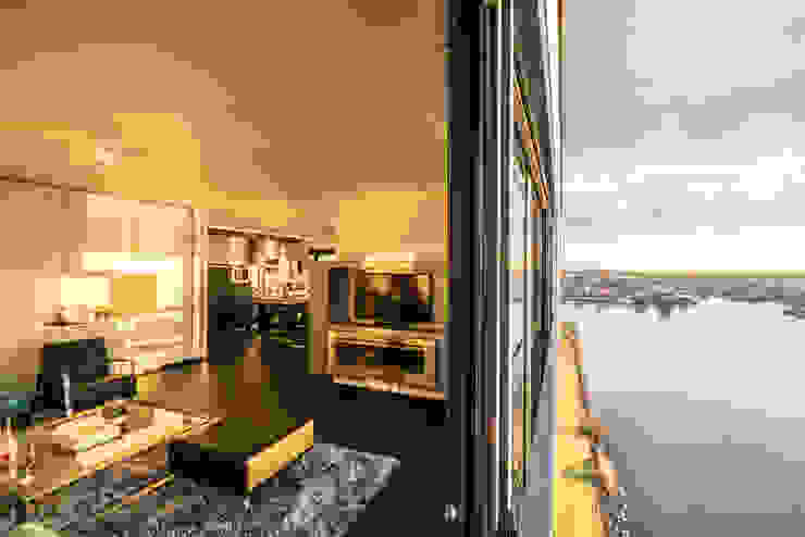 Lucht, Licht, Zicht Masters of Interior Design Moderne woonkamers
