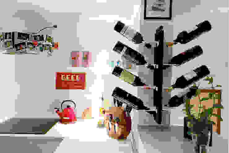 portabottiglie Zia Gaia Le zie di Milano Sala da pranzoScaffali per il vino Legno massello Nero portabottiglie,cantinetta,arredo cucina,arredamento,armadio da cucina,scaffale rustico per vino,scaffale in legno