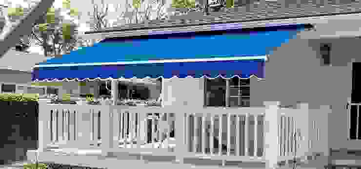 ctyhoaphatphat Minimalist balcony, veranda & terrace Blue