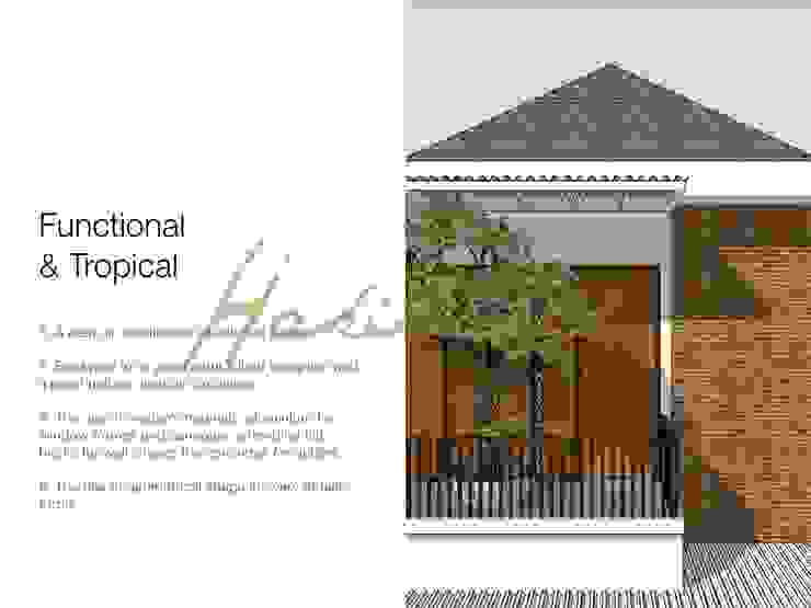 House/Office Hakikiarch Architect Freelancer Balkon, Beranda & Teras Modern