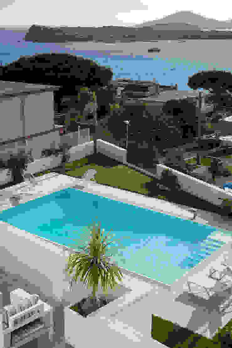 Giardino manuarino architettura design comunicazione Giardino con piscina Marmo piscina in giardino,terrazza su tetto,travertino,panorama,villa,luxury home