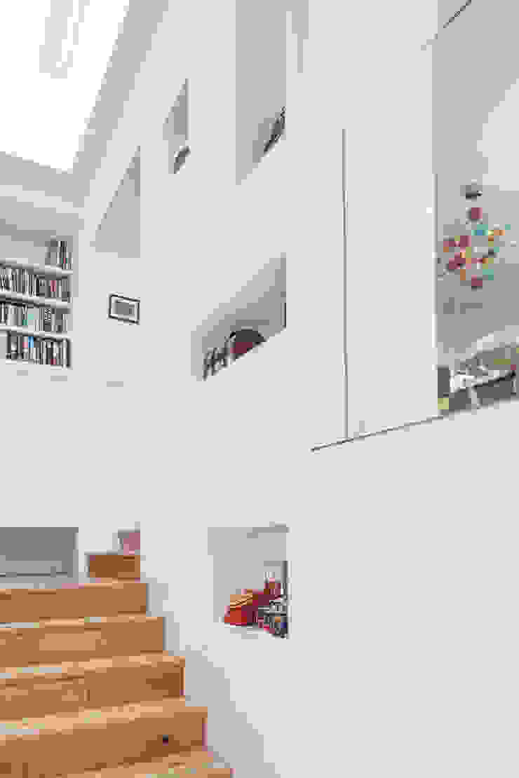 Honor Oak Red Squirrel Architects Ltd Modern corridor, hallway & stairs