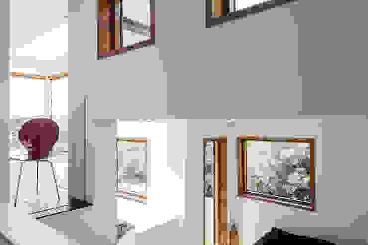 Honor Oak Red Squirrel Architects Ltd Modern corridor, hallway & stairs