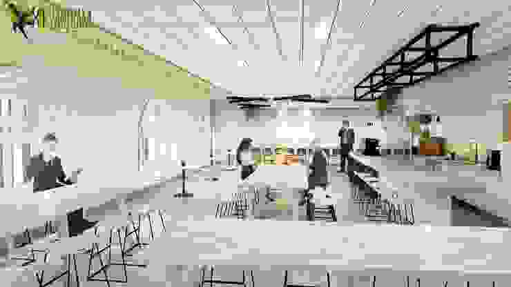Architectural Walkthrough Visualization Of Interior Office Space