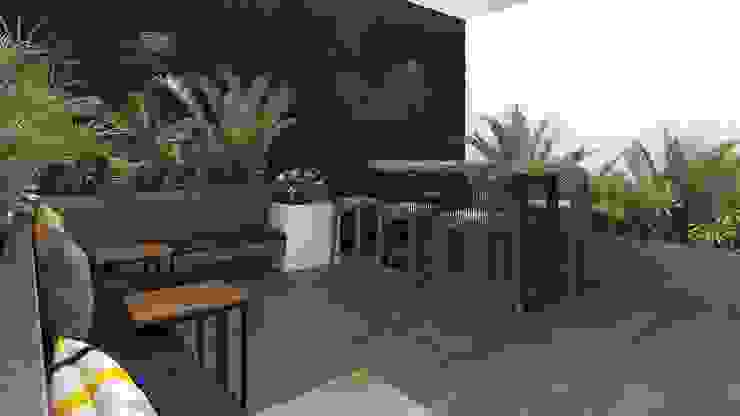 K'ANKA Modern balcony, veranda & terrace