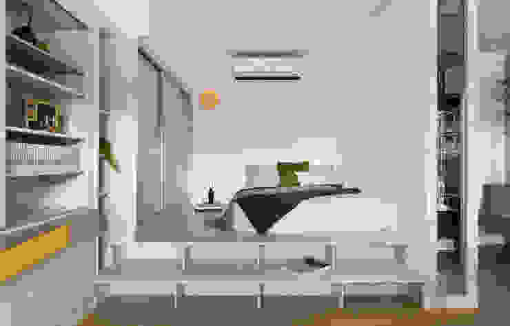 邑田空間設計 Camera da letto eclettica