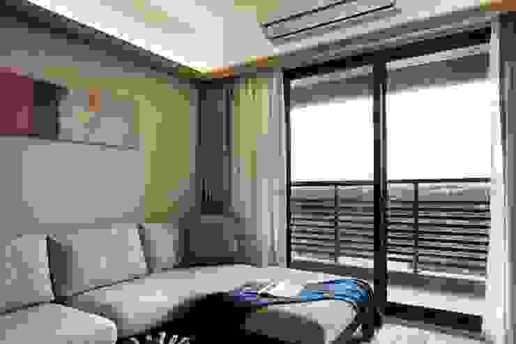 L型沙發休憩區 木皆空間設計 Living room