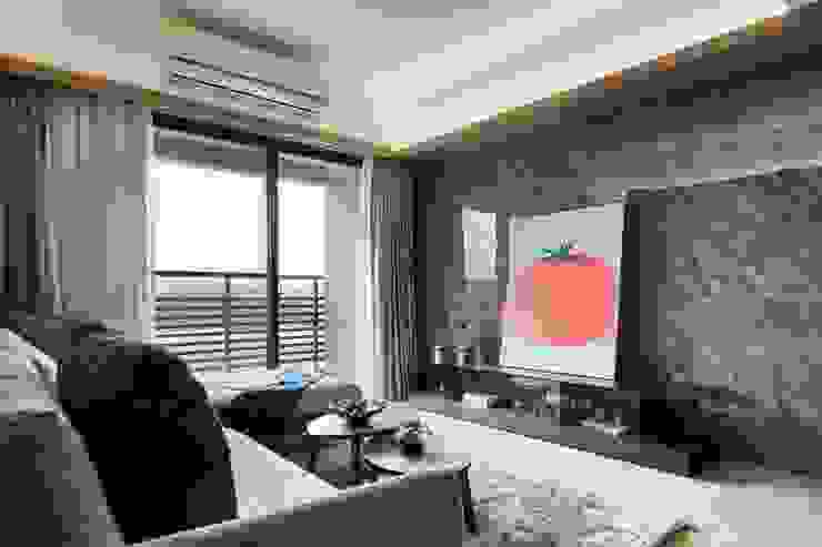 效果超高的仿石材牆面 木皆空間設計 Living room