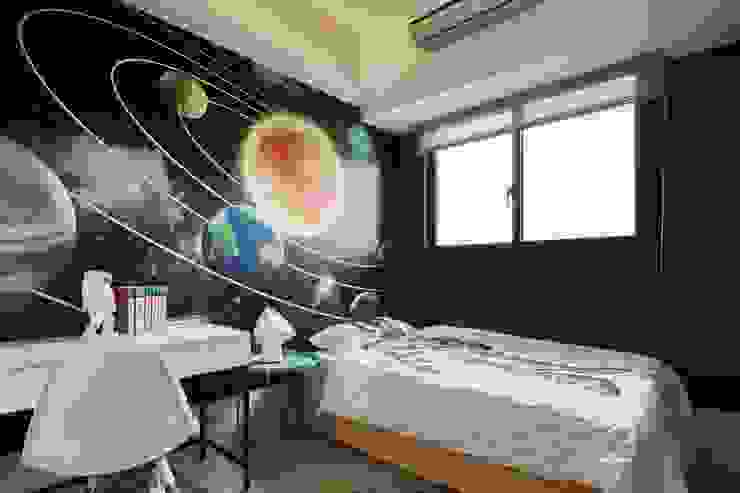 宇宙太空風 木皆空間設計 Modern style bedroom